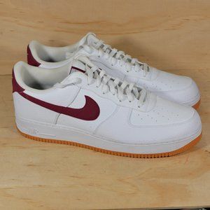 Nike Air Force 1 ‘ 07 White Team Red Shoes